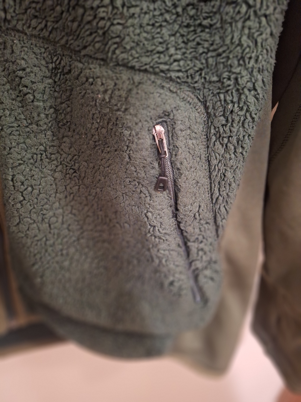 Patagonia Green Full-Zip Hooded Fleece Jacket - Picture 6 of 8